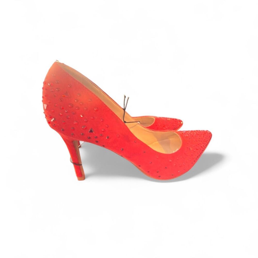 Mark Fisher Women's Red Gemstone Heels 5.5